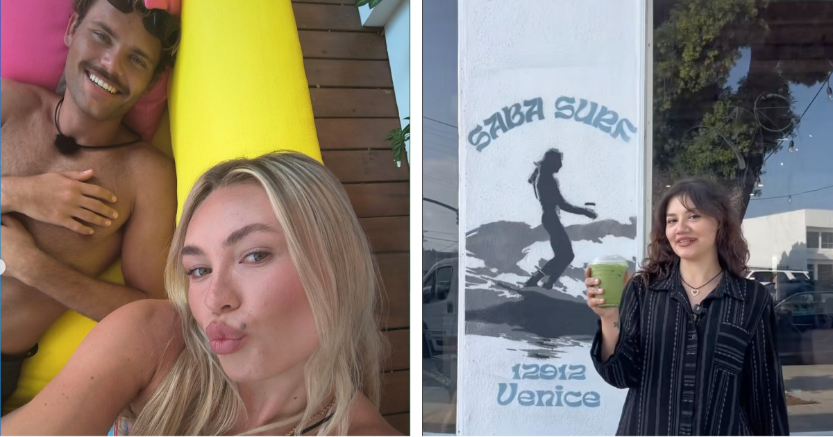 The employees at the coffee shop Gal from Love Island USA owns are all savagely dragging him