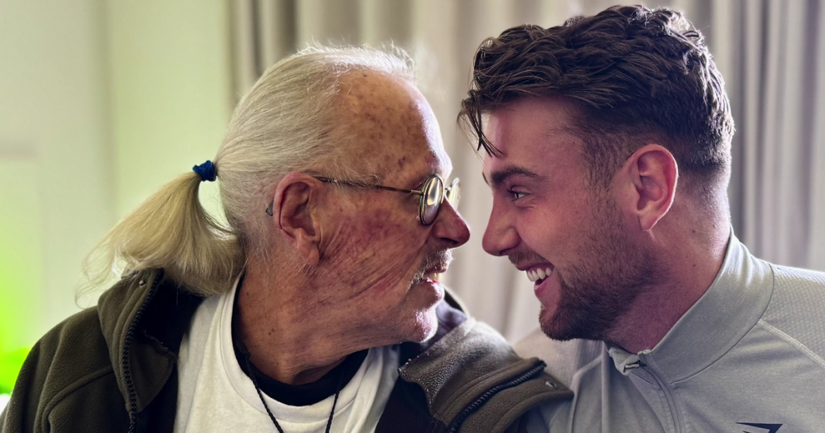 Harry Jowsey and his father