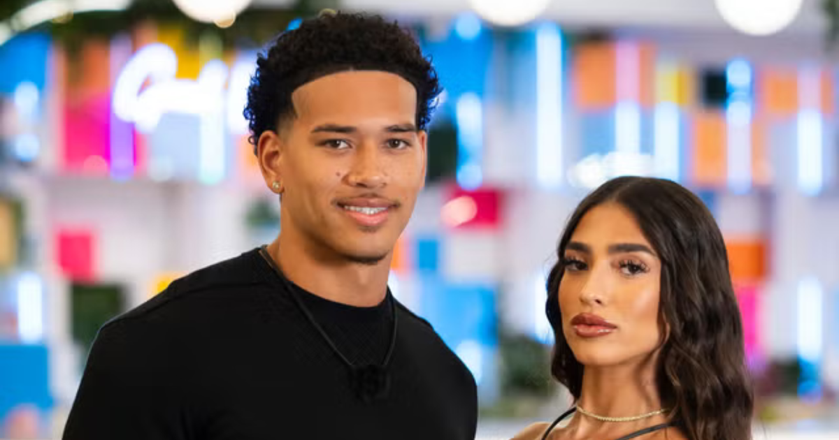 Parmida and Corbin on Love Island USA