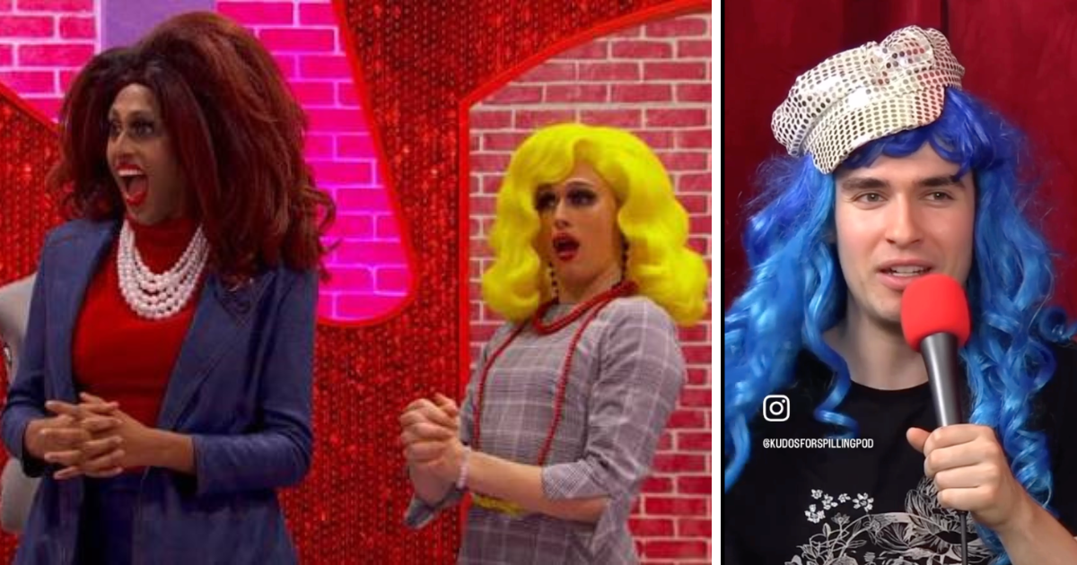 Lemon and Priyanka on Drag Race/Plane