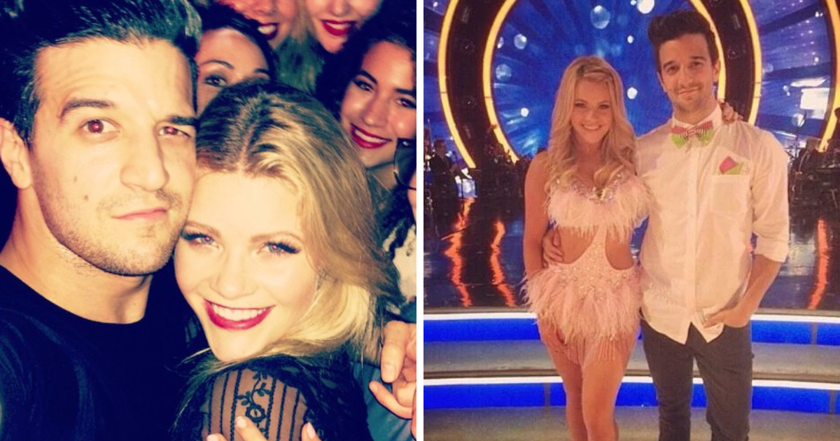 Witney and Mark on DWTS