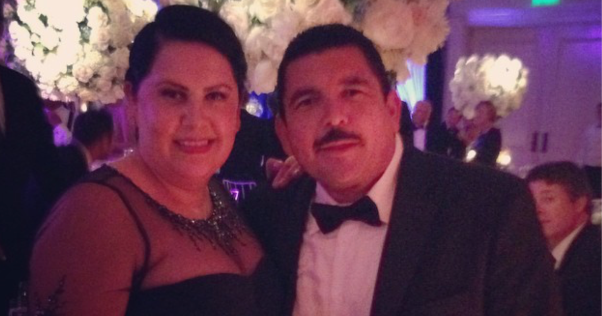 Guillermo from Jimmy Kimmel with his wife