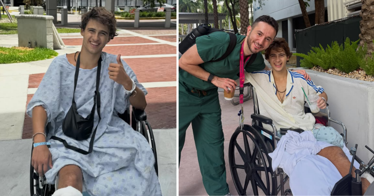 Survivor Greece lost leg sues