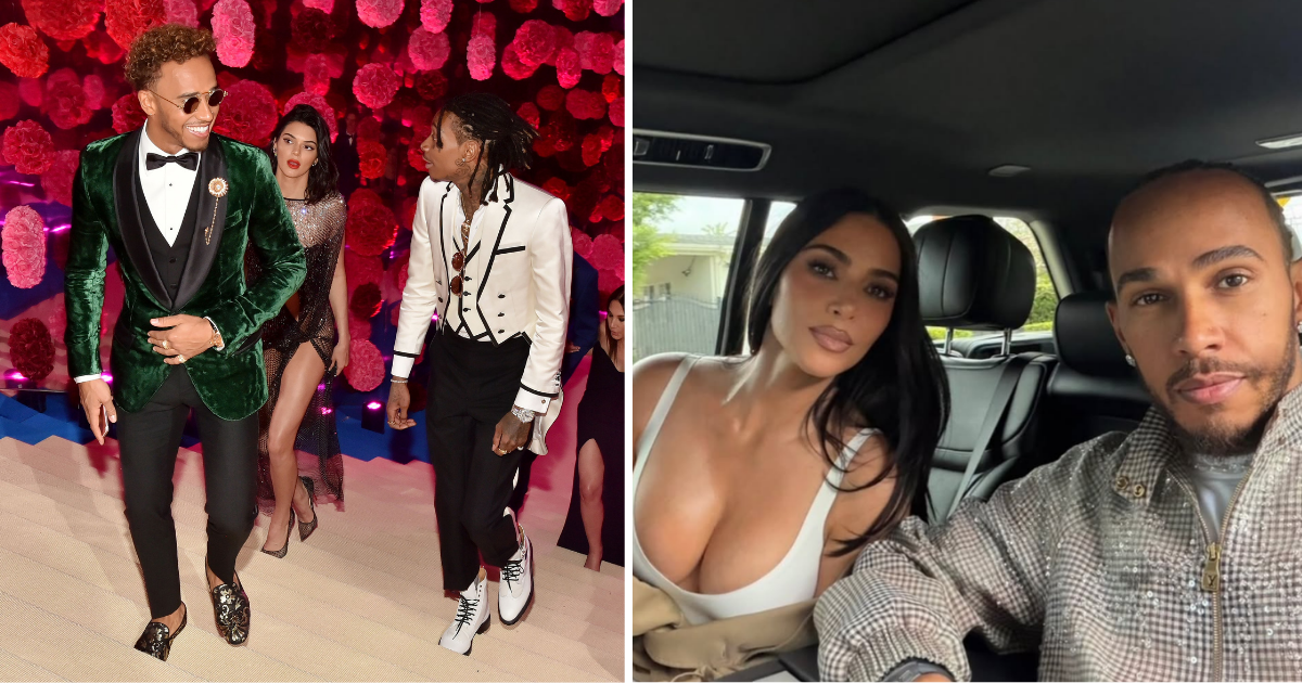 Kendall Jenner Lewis Hamilton Kim Kardashian date