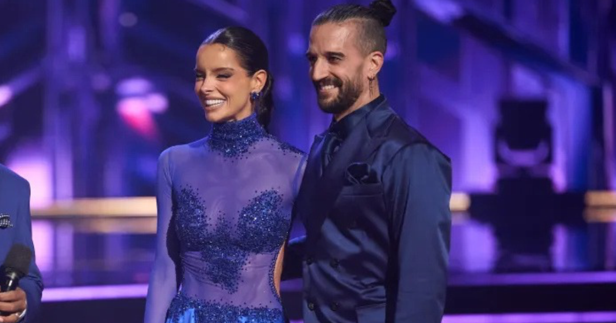 Maura Higgins and Mark Ballas on DWTS